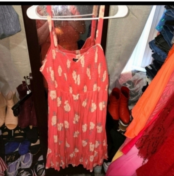 Torrid 3 Mini Challis Smocked Skater Dress - Picture 2 of 5